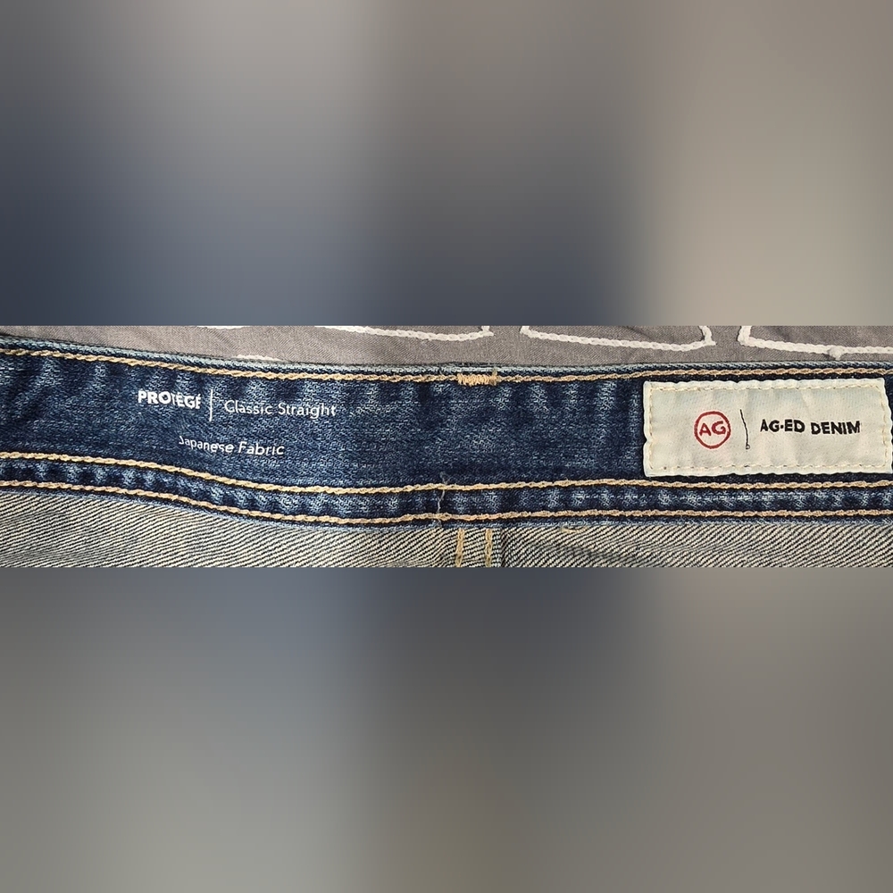 AG Adriano Goldschmied Men's Protege Classic Straight Leg Jeans Size 35 X 32 - Picture 7 of 8